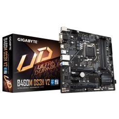 Материнська плата Gigabyte B460M DS3H V2 (s1200, Intel B460) (Відновлено продавцем, 714476)