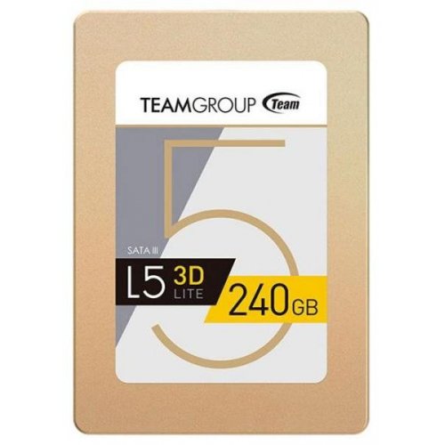 Продати SSD-диск Team L5 Lite Gold 240GB 2.5'' TLC (T253TD240G3C101) за Trade-In у інтернет-магазині Телемарт - Київ, Дніпро, Україна фото