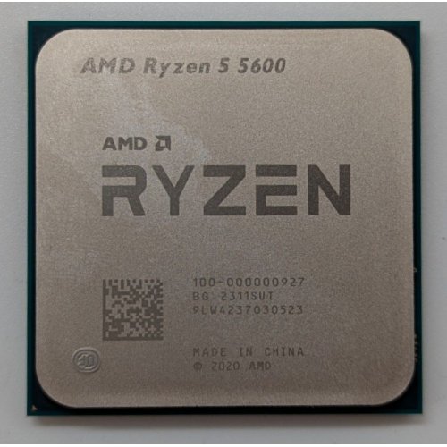 Процесор AMD Ryzen 5 5600 3.5(4.4)GHz 32MB sAM4 Tray (100-000000927) (Відновлено продавцем, 714500) купити з перевіркою сумісності: огляд, характеристики, ціна у Києві, Львові, Вінниці, Хмельницькому, Івано-Франківську, Україні | інтернет-магазин TELEMART.UA фото