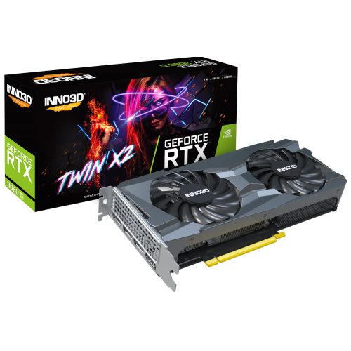 Купить Видеокарта Inno3D GeForce RTX 3060 Ti TWIN X2 OC 8192MB (N306T2-08D6X-119032DH) LHR (Восстановлено продавцом, 714523) с проверкой совместимости: обзор, характеристики, цена в Киеве, Днепре, Одессе, Харькове, Украине | интернет-магазин TELEMART.UA фото