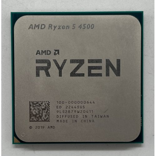 Процесор AMD Ryzen 5 4500 3.6(4.1)GHz 8MB sAM4 Tray (100-000000644) (Відновлено продавцем, 714575) купити з перевіркою сумісності: огляд, характеристики, ціна у Києві, Львові, Вінниці, Хмельницькому, Івано-Франківську, Україні | інтернет-магазин TELEMART.UA фото