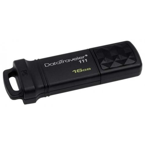 Купити Накопичувач Kingston DataTraveler 111 16GB - ціна в Києві, Львові, Вінниці, Хмельницькому, Франківську, Україні | інтернет-магазин TELEMART.UA фото
