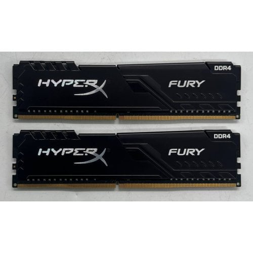 Купить Озу HyperX DDR4 16GB (2x8GB) 3600Mhz Fury Black (HX436C17FB3K2/16) (Восстановлено продавцом, 714622) с проверкой совместимости: обзор, характеристики, цена в Киеве, Днепре, Одессе, Харькове, Украине | интернет-магазин TELEMART.UA фото