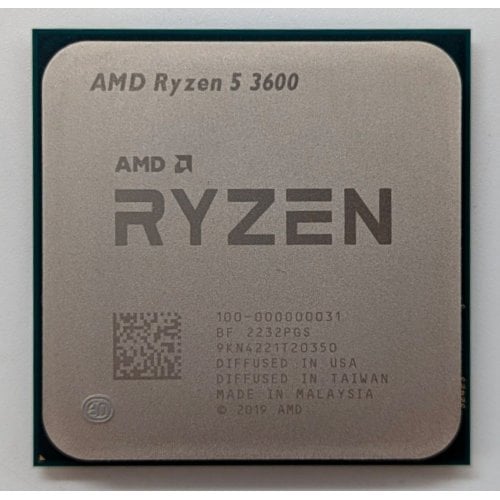 Процесор AMD Ryzen 5 3600 3.6(4.2)GHz 32MB sAM4 Box (100-100000031BOX) (Відновлено продавцем, 714636) купити з перевіркою сумісності: огляд, характеристики, ціна у Києві, Львові, Вінниці, Хмельницькому, Івано-Франківську, Україні | інтернет-магазин TELEMART.UA фото