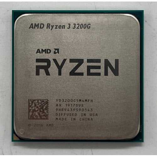 Процесор AMD Ryzen 3 3200G 3.6(4)GHz 4MB sAM4 Tray (YD3200C5M4MFH) (Відновлено продавцем, 714654) купити з перевіркою сумісності: огляд, характеристики, ціна у Києві, Львові, Вінниці, Хмельницькому, Івано-Франківську, Україні | інтернет-магазин TELEMART.UA фото