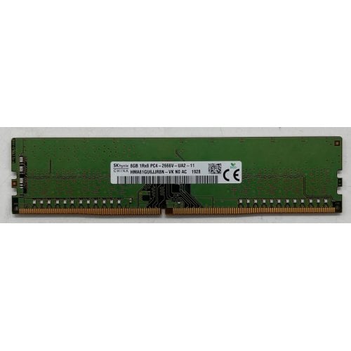 Купить Озу Hynix DDR4 8GB 2666Mhz (HMA81GU6JJR8N-VK) (Восстановлено продавцом, 714656) с проверкой совместимости: обзор, характеристики, цена в Киеве, Днепре, Одессе, Харькове, Украине | интернет-магазин TELEMART.UA фото