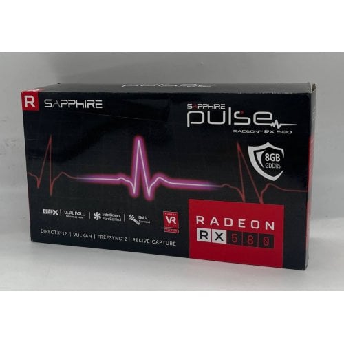 Відеокарта Sapphire Radeon RX 580 PULSE 8192MB (11265-06-20G) (Відновлено продавцем, 714955) купити з перевіркою сумісності: огляд, характеристики, ціна у Києві, Львові, Вінниці, Хмельницькому, Івано-Франківську, Україні | інтернет-магазин TELEMART.UA фото