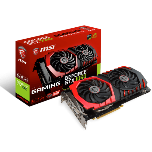 Купить Видеокарта MSI GeForce GTX 1060 Gaming 6144MB (GTX 1060 GAMING 6G) (Восстановлено продавцом, 714984) с проверкой совместимости: обзор, характеристики, цена в Киеве, Днепре, Одессе, Харькове, Украине | интернет-магазин TELEMART.UA фото