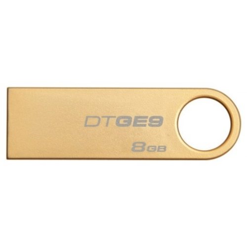 Купить Накопитель Kingston DataTraveler GE9 8GB Gold (DTGE9/8GB) - цена в Харькове, Киеве, Днепре, Одессе
в интернет-магазине Telemart фото