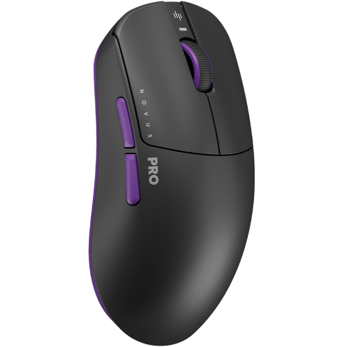 Купить Мышка Dark Project Novus Pro Wireless (DPP_NOVUS_PRO_BB) Black/Purple - цена в Харькове, Киеве, Днепре, Одессе
в интернет-магазине Telemart фото