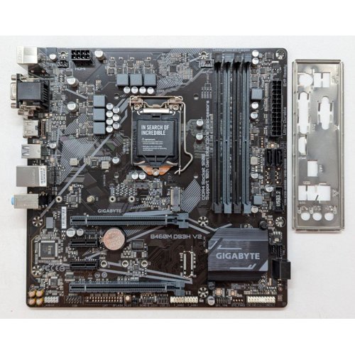 Материнська плата Gigabyte B460M DS3H V2 (s1200, Intel B460) (Відновлено продавцем, 715038) купити з перевіркою сумісності: огляд, характеристики, ціна у Києві, Львові, Вінниці, Хмельницькому, Івано-Франківську, Україні | інтернет-магазин TELEMART.UA фото