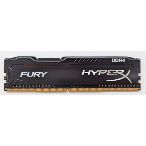 Купить Озу HyperX DDR4 8GB 2666Mhz Fury Black (HX426C16FB2/8) (Восстановлено продавцом, 715074) с проверкой совместимости: обзор, характеристики, цена в Киеве, Днепре, Одессе, Харькове, Украине | интернет-магазин TELEMART.UA фото