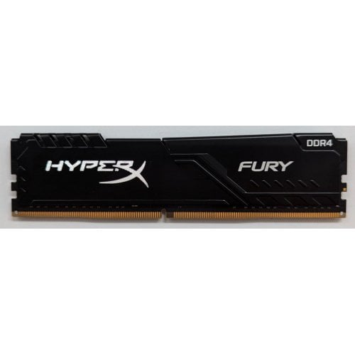 Купить Озу HyperX DDR4 16GB 2666Mhz Fury Black (HX426C16FB4/16) (Восстановлено продавцом, 715079) с проверкой совместимости: обзор, характеристики, цена в Киеве, Днепре, Одессе, Харькове, Украине | интернет-магазин TELEMART.UA фото