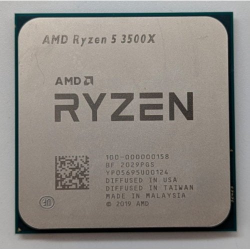 Процесор AMD Ryzen 5 3500X 3.6(4.1)GHz 32MB sAM4 Tray (100-000000158) (Відновлено продавцем, 715107) купити з перевіркою сумісності: огляд, характеристики, ціна у Києві, Львові, Вінниці, Хмельницькому, Івано-Франківську, Україні | інтернет-магазин TELEMART.UA фото