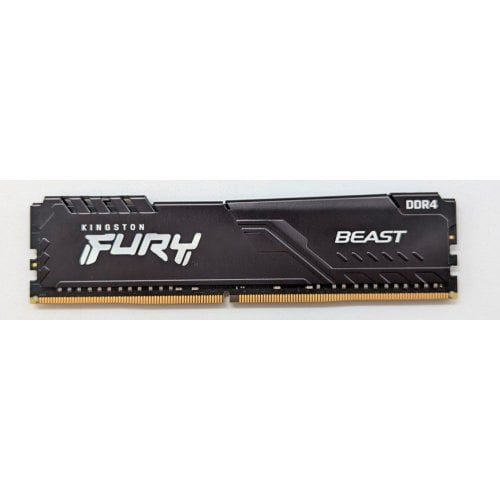 Купить Озу Kingston DDR4 16GB 3200Mhz FURY Beast Black (KF432C16BB1/16) (Восстановлено продавцом, 715166) с проверкой совместимости: обзор, характеристики, цена в Киеве, Днепре, Одессе, Харькове, Украине | интернет-магазин TELEMART.UA фото