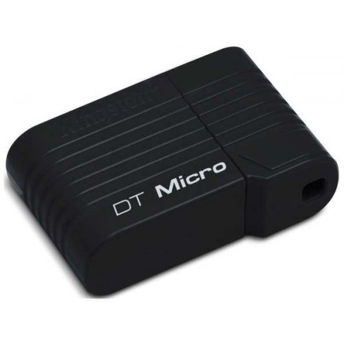 Купити Накопичувач Kingston DataTraveler Micro 64GB Black (DTMCK/64GB) - ціна в Києві, Львові, Вінниці, Хмельницькому, Франківську, Україні | інтернет-магазин TELEMART.UA фото