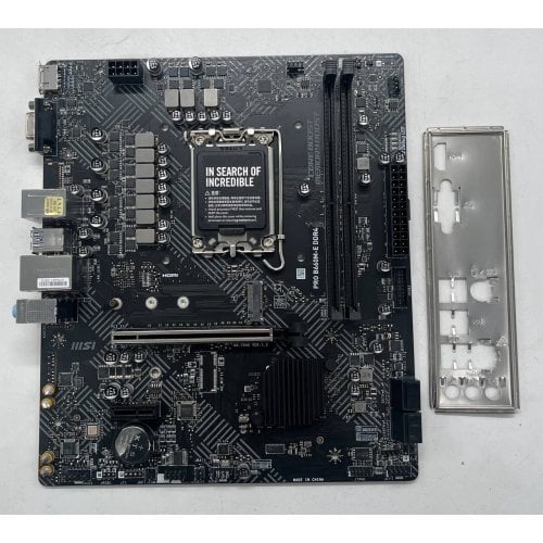 Купить Материнская плата MSI PRO B660M-E DDR4 (s1700, Intel B660) (Восстановлено продавцом, 715341) с проверкой совместимости: обзор, характеристики, цена в Киеве, Днепре, Одессе, Харькове, Украине | интернет-магазин TELEMART.UA фото