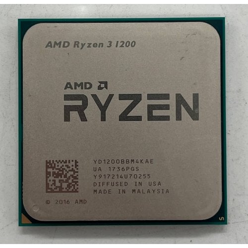 Процесор AMD Ryzen 3 1200 3.2(3.4)GHz sAM4 Tray (YD1200BBM4KAF) (Відновлено продавцем, 715435) купити з перевіркою сумісності: огляд, характеристики, ціна у Києві, Львові, Вінниці, Хмельницькому, Івано-Франківську, Україні | інтернет-магазин TELEMART.UA фото