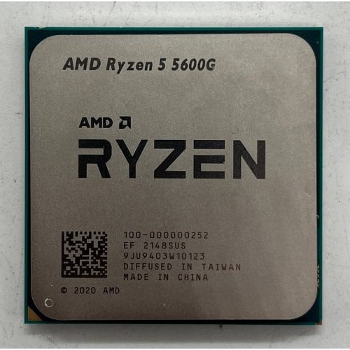 Процесор AMD Ryzen 5 5600G 3.9(4.4)GHz 16MB sAM4 Tray (100-000000252) (Відновлено продавцем, 715440) купити з перевіркою сумісності: огляд, характеристики, ціна у Києві, Львові, Вінниці, Хмельницькому, Івано-Франківську, Україні | інтернет-магазин TELEMART.UA фото