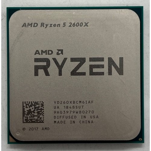 Процесор AMD Ryzen 5 2600X 3.6(4.2)GHz 16MB sAM4 Tray (YD260XBCAFMPK) (Відновлено продавцем, 715442) купити з перевіркою сумісності: огляд, характеристики, ціна у Києві, Львові, Вінниці, Хмельницькому, Івано-Франківську, Україні | інтернет-магазин TELEMART.UA фото