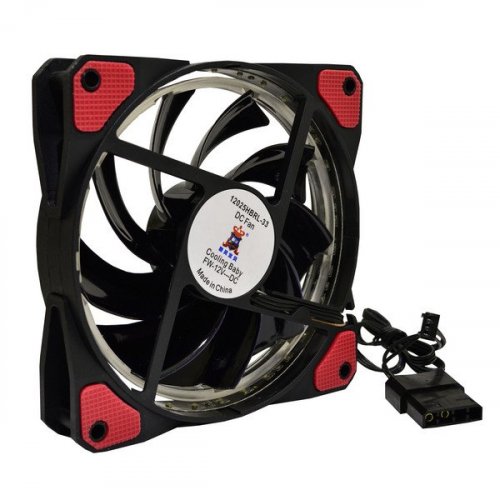 Продать Кулер Cooling Baby 12025HBRL-33 Red по Trade-In интернет-магазине Телемарт - Киев, Днепр, Украина фото