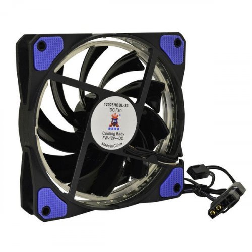 Продати Кулер Cooling Baby 12025HBBL-33 Blue за Trade-In у інтернет-магазині Телемарт - Київ, Дніпро, Україна фото