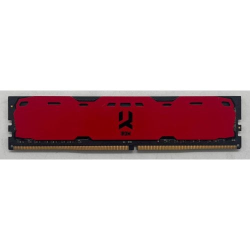 Купить Озу GoodRAM DDR4 8GB 2400Mhz IRDM Red (IR-R2400D464L15S/8G) (Восстановлено продавцом, 715770) с проверкой совместимости: обзор, характеристики, цена в Киеве, Днепре, Одессе, Харькове, Украине | интернет-магазин TELEMART.UA фото