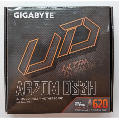 Материнська плата Gigabyte A620M DS3H (sAM5, AMD A620) (Відновлено продавцем, 715773) купити з перевіркою сумісності: огляд, характеристики, ціна у Києві, Львові, Вінниці, Хмельницькому, Івано-Франківську, Україні | інтернет-магазин TELEMART.UA фото