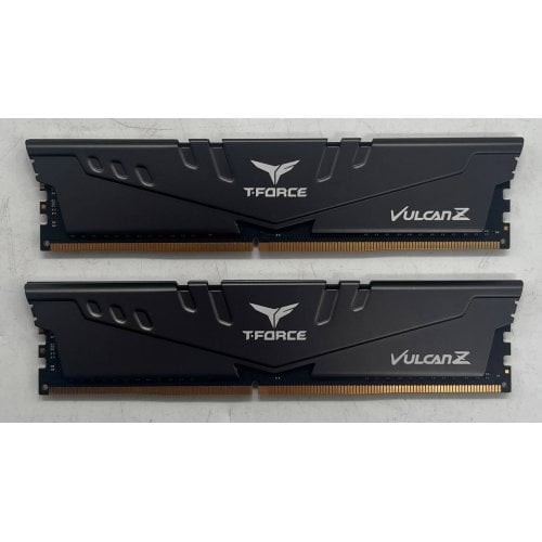 Купить Озу Team DDR4 16GB (2x8GB) 2666Mhz T-Force Vulcan Z Grey (TLZGD416G2666HC18HDC01) (Восстановлено продавцом, 715775) с проверкой совместимости: обзор, характеристики, цена в Киеве, Днепре, Одессе, Харькове, Украине | интернет-магазин TELEMART.UA фото