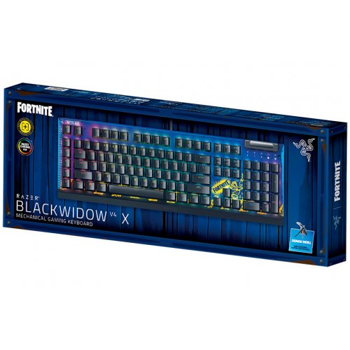 Купити Клавіатура Razer BlackWidow V4 X Yellow Switch Fortnite (RZ03-04703600-R3M1) Black - ціна в Києві, Львові, Вінниці, Хмельницькому, Франківську, Україні | інтернет-магазин TELEMART.UA фото