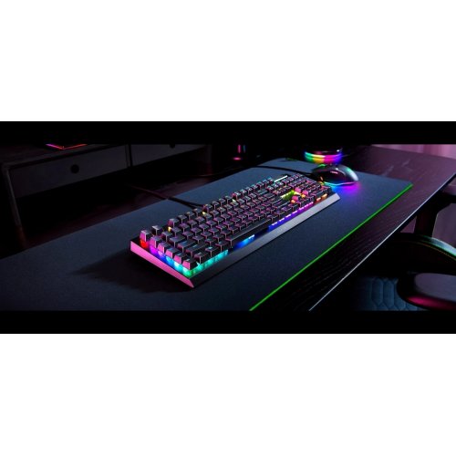 Купити Клавіатура Razer BlackWidow V4 X Yellow Switch Fortnite (RZ03-04703600-R3M1) Black - ціна в Києві, Львові, Вінниці, Хмельницькому, Франківську, Україні | інтернет-магазин TELEMART.UA фото