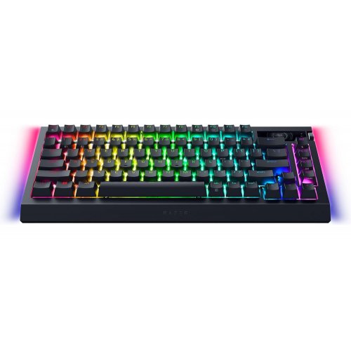 Купити Клавіатура Razer BlackWidow V4 Pro 75% Mechanical Switches Gen-3 Tactile Wireless (RZ03-05130100-R3M1) Black - ціна в Києві, Львові, Вінниці, Хмельницькому, Франківську, Україні | інтернет-магазин TELEMART.UA фото