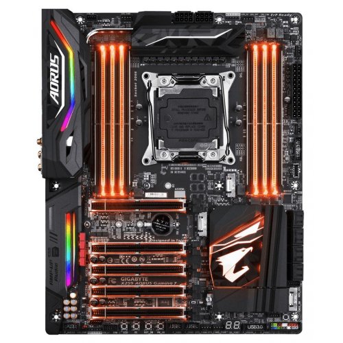 Продать Материнская плата Gigabyte X299 AORUS Gaming 7 (s2066, Intel X299) по Trade-In интернет-магазине Телемарт - Киев, Днепр, Украина фото