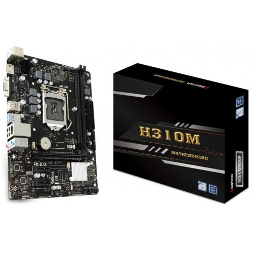 Материнська плата Biostar H310MHP Ver. 7.x (s1151-V2, Intel H310) (Відновлено продавцем, 715812) купити з перевіркою сумісності: огляд, характеристики, ціна у Києві, Львові, Вінниці, Хмельницькому, Івано-Франківську, Україні | інтернет-магазин TELEMART.UA фото