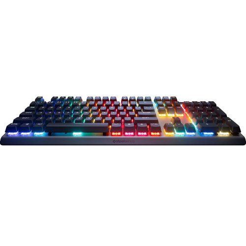 Купити Клавіатура SteelSeries Apex Pro Gen 3 RGB OmniPoint 3.0 Adjustable HyperMagnetic Switches (64660) Black - ціна в Києві, Львові, Вінниці, Хмельницькому, Франківську, Україні | інтернет-магазин TELEMART.UA фото