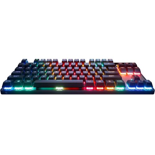 Купити Клавіатура SteelSeries Apex Pro TKL Gen 3 RGB OmniPoint 3.0 Adjustable HyperMagnetic Switches (64740) Black - ціна в Києві, Львові, Вінниці, Хмельницькому, Франківську, Україні | інтернет-магазин TELEMART.UA фото