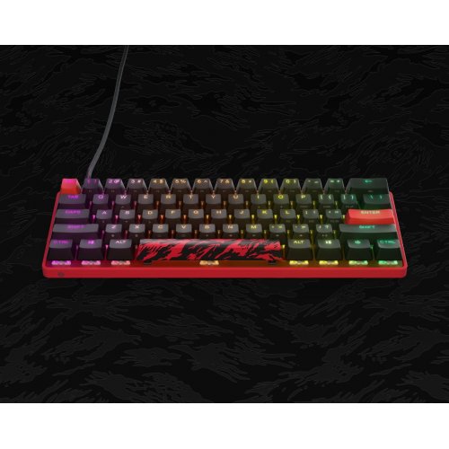 Купити Клавіатура SteelSeries Apex 9 Mini Faze Clan RGB Linear OptiPoint Optical (64853) Black - ціна в Києві, Львові, Вінниці, Хмельницькому, Франківську, Україні | інтернет-магазин TELEMART.UA фото