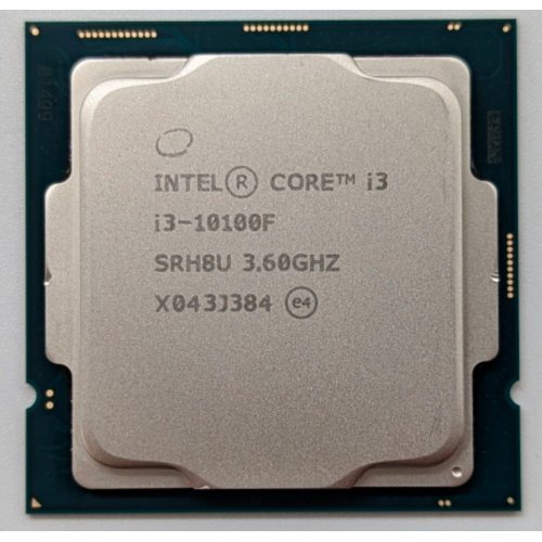 Процесор Intel Core i3-10100F 3.6(4.3)GHz 6MB s1200 Tray (CM8070104291318) (Відновлено продавцем, 715867) купити з перевіркою сумісності: огляд, характеристики, ціна у Києві, Львові, Вінниці, Хмельницькому, Івано-Франківську, Україні | інтернет-магазин TELEMART.UA фото