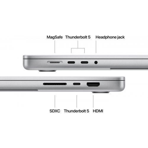 Купити Ноутбук Apple MacBook Pro 16" M4 Pro 48/512GB 2024 (MX2U3UA/A) Silver - ціна в Києві, Львові, Вінниці, Хмельницькому, Франківську, Україні | інтернет-магазин TELEMART.UA фото