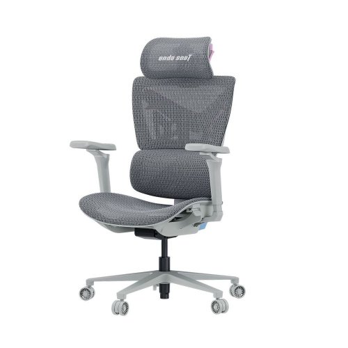 Игровое кресло Anda Seat X-Air Pro Size XL Mesh (AD-WY-01-GGSP-G01) Gray Twilight купить в Украине: Киев, Днепр, Харьков, Одесса  | Низкая цена, отзывы, характеристики от TELEMART фото