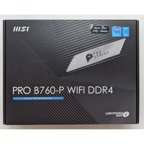 Материнська плата MSI PRO B760-P WIFI DDR4 (s1700, Intel B760) (Відновлено продавцем, 716248) купити з перевіркою сумісності: огляд, характеристики, ціна у Києві, Львові, Вінниці, Хмельницькому, Івано-Франківську, Україні | інтернет-магазин TELEMART.UA фото