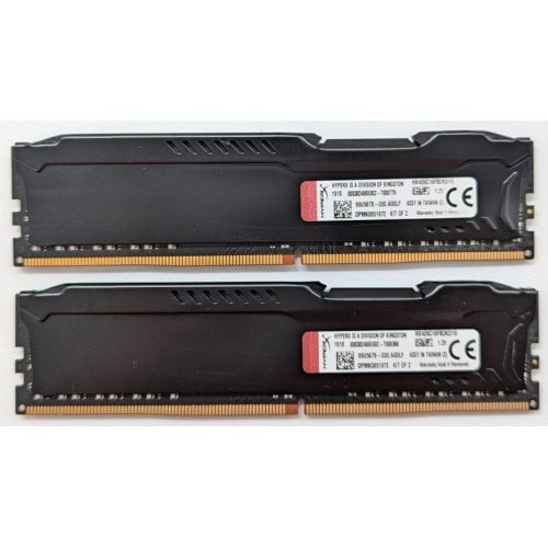 Озп HyperX DDR4 16GB (2x8GB) 2666Mhz Fury Black (HX426C16FB3K2/16) (Відновлено продавцем, 716253) купити з перевіркою сумісності: огляд, характеристики, ціна у Києві, Львові, Вінниці, Хмельницькому, Івано-Франківську, Україні | інтернет-магазин TELEMART.UA фото