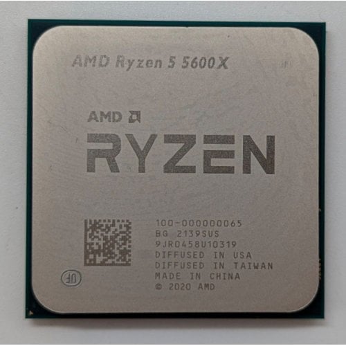 Процесор AMD Ryzen 5 5600X 3.7(4.6)GHz 32MB sAM4 Box (100-100000065BOX) (Відновлено продавцем, 716255) купити з перевіркою сумісності: огляд, характеристики, ціна у Києві, Львові, Вінниці, Хмельницькому, Івано-Франківську, Україні | інтернет-магазин TELEMART.UA фото