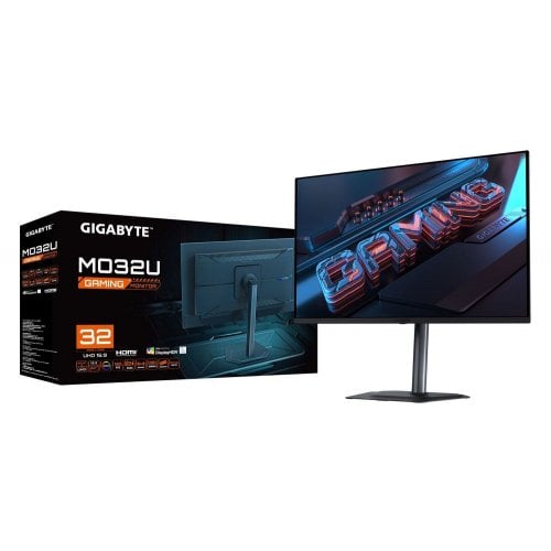 Купити Монітор Gigabyte 31.5" MO32U Black - ціна в Києві, Львові, Вінниці, Хмельницькому, Франківську, Україні | інтернет-магазин TELEMART.UA фото