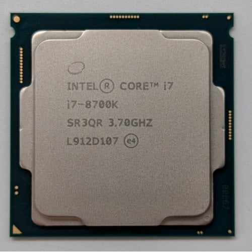 Процесор Intel Core i7-8700K 3.7(4.7)GHz 12MB s1151 Tray (CM8068403358220) (Відновлено продавцем, 716322) купити з перевіркою сумісності: огляд, характеристики, ціна у Києві, Львові, Вінниці, Хмельницькому, Івано-Франківську, Україні | інтернет-магазин TELEMART.UA фото