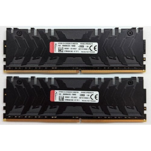 Озп HyperX DDR4 16GB (2x8GB) 3000Mhz Predator RGB (HX430C15PB3AK2/16) (Відновлено продавцем, 716325) купити з перевіркою сумісності: огляд, характеристики, ціна у Києві, Львові, Вінниці, Хмельницькому, Івано-Франківську, Україні | інтернет-магазин TELEMART.UA фото