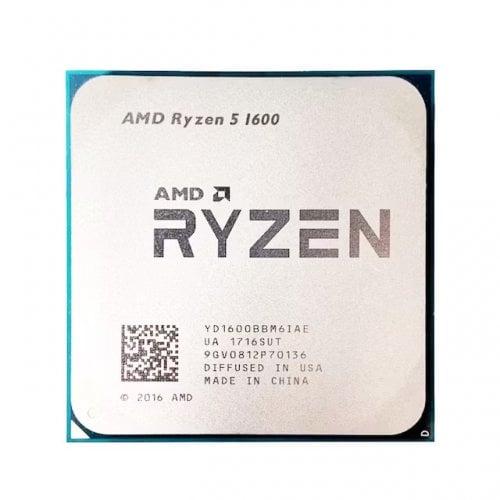 Купить Процессор AMD Ryzen 5 1600 3.2(3.6)GHz sAM4 Tray (YD1600BBM6IAE) с проверкой совместимости: обзор, характеристики, цена в Киеве, Днепре, Одессе, Харькове, Украине | интернет-магазин TELEMART.UA фото