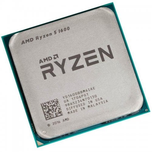 Купить Процессор AMD Ryzen 5 1600 3.2(3.6)GHz sAM4 Tray (YD1600BBM6IAE) с проверкой совместимости: обзор, характеристики, цена в Киеве, Днепре, Одессе, Харькове, Украине | интернет-магазин TELEMART.UA фото