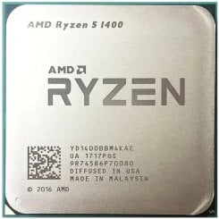 Процесор AMD Ryzen 5 1400 3.2(3.4)GHz sAM4 Tray (YD1400BBAE)