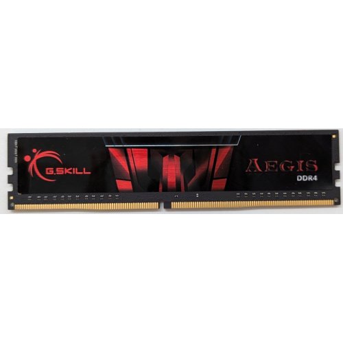 Купить Озу G.Skill DDR4 8GB 2400Mhz Aegis (F4-2400C17S-8GIS) (Восстановлено продавцом, 716403) с проверкой совместимости: обзор, характеристики, цена в Киеве, Днепре, Одессе, Харькове, Украине | интернет-магазин TELEMART.UA фото